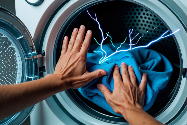 Descargas eléctricas en secadoras