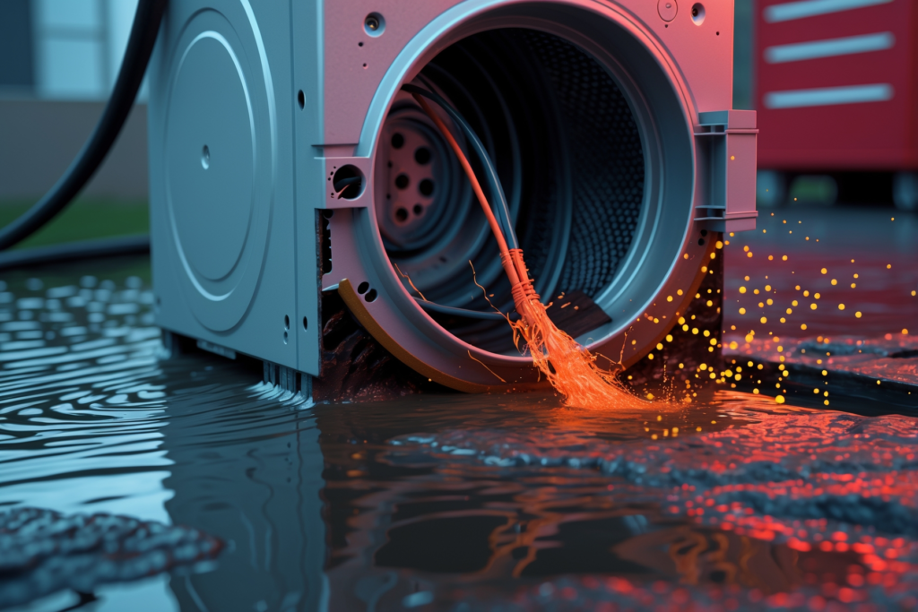 [Descargas eléctricas en secadoras]