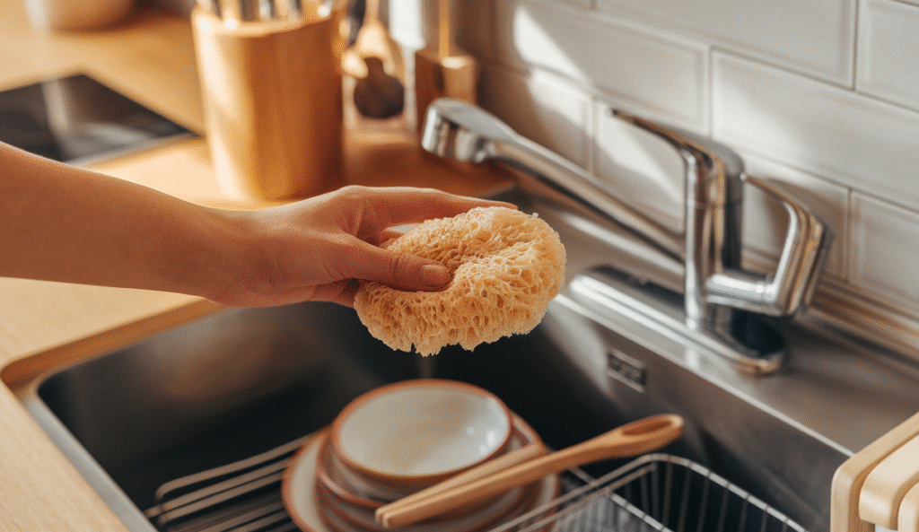 alternativas sostenibles esponjas cocina