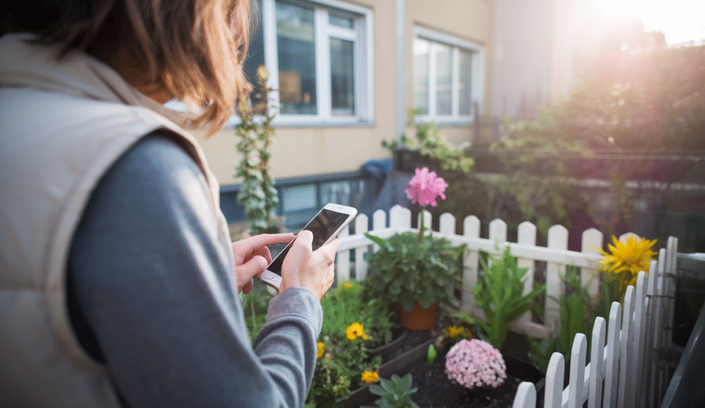 aplicaciones móviles jardinería urbana