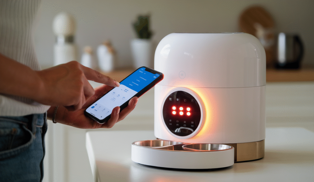 conectar comedero automático inteligente a WiFi