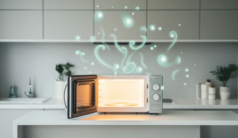 eliminar malos olores microondas