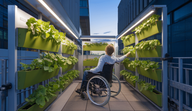 Kits de jardinería urbana inteligente inclusivos