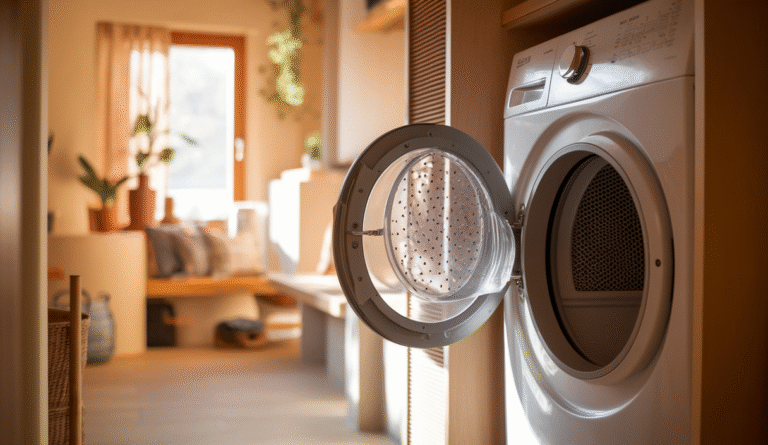 limpiar el filtro de pelusas de la secadora. secadoras silenciosas