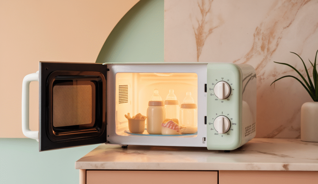 microondas para familias con bebés