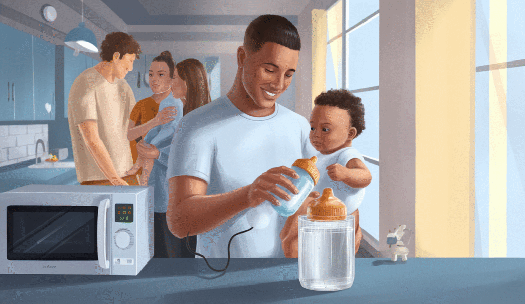 microondas para familias con bebés