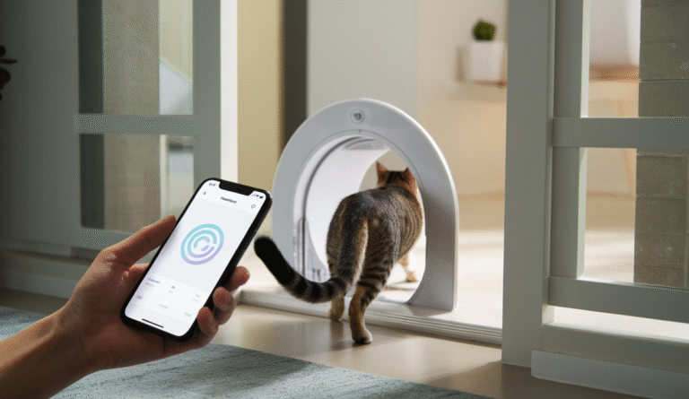 puertas para mascotas inteligentes