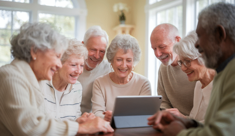 tabletas para videollamadas en personas mayores