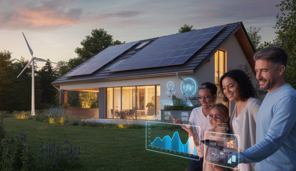 tecnologías de hogar inteligente para energía renovable